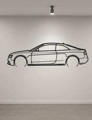 Audi A5 F5 Metal Car Silhouette