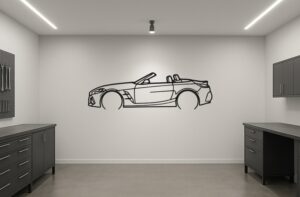 BMW Z4 G29 Metal Car Silhouette