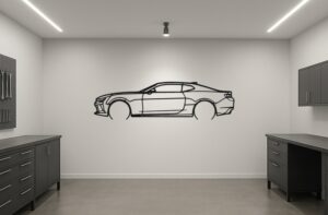 Chevrolet 16 Camaro SS Metal Car Silhouette