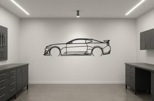 Chevrolet Camaro ZL1 Metal Car Silhouette