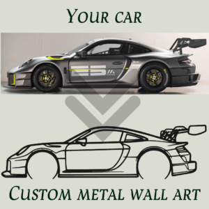 Custom Metal Car Silhouettes - Made Just for You