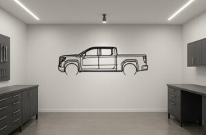 Ford 23 F-150 Metal Car Silhouette