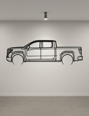 Ford 23 F-150 Metal Car Silhouette