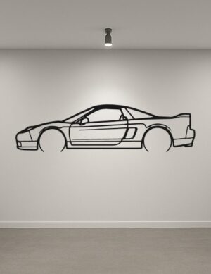 Honda NSX Metal Car Silhouette