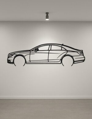 Mercedes-Benz CLS550 Metal Car Silhouette