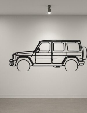 Mercedes-Benz G63AMG Metal Car Silhouette