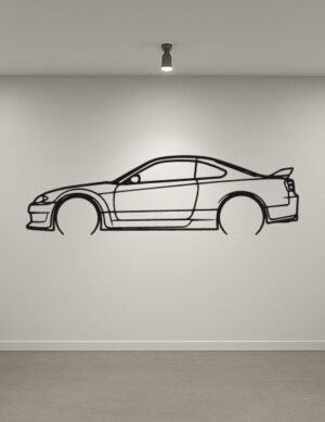 Nissan S15 Silvia Metal Car Silhouette