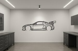 Subaru 22 BRZ Pandem Metal Car Silhouette