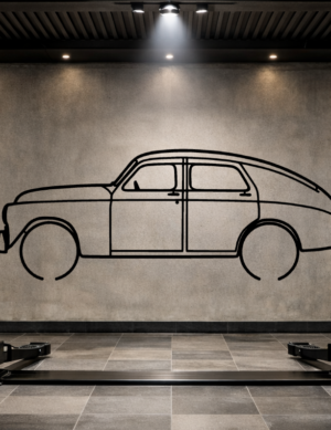 Pobeda GAZ M-20 Metal Car Silhouette