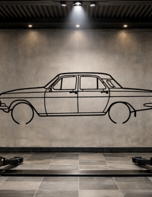 Volga Gaz 24 Metal Car Silhouette