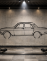 Volga Gaz 24 Metal Car Silhouette